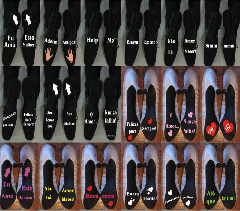 Modelos de Adesivos para Sapatos